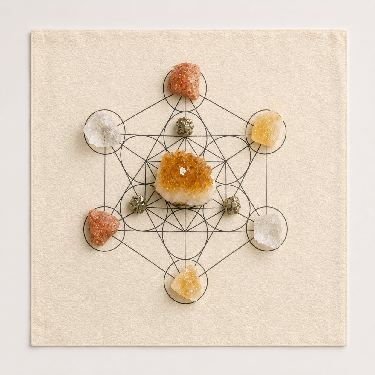 Abundance & Career Crystal Grid