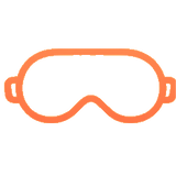 Eye-mask design icon